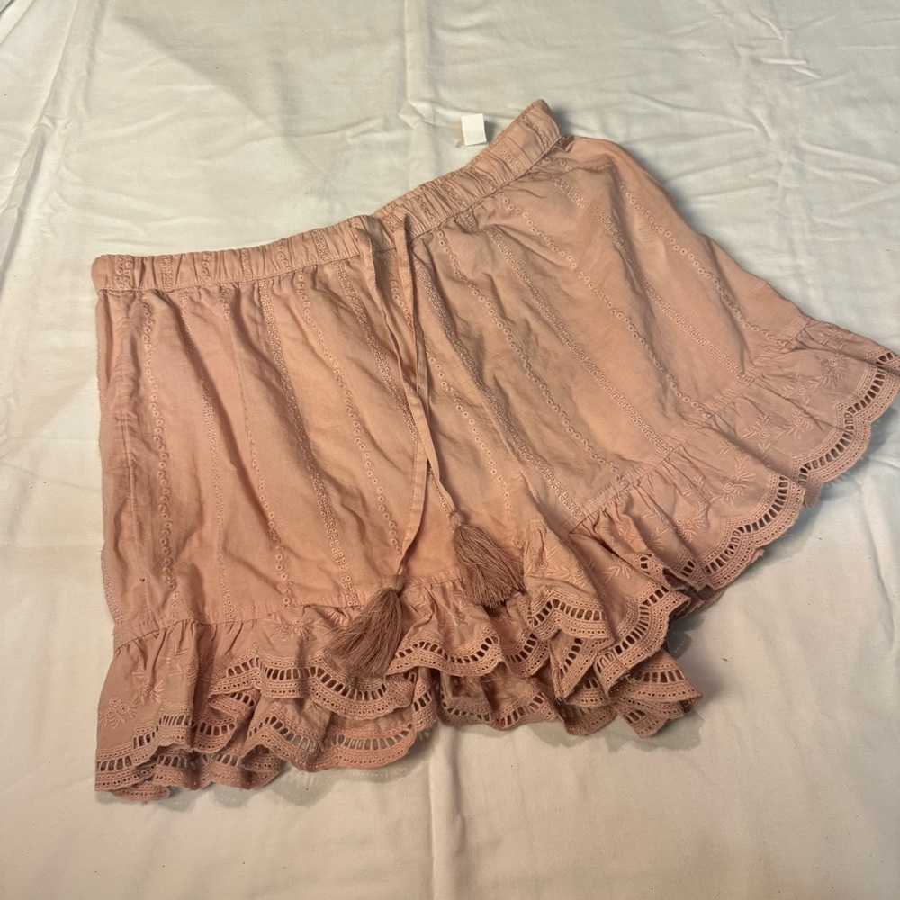 Shabby Chic Blush Ruffle Pajama Set - Picture 6 of 7